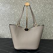 Valentino Garavani Rockstud Grey Bag 26x11x24cm - 3