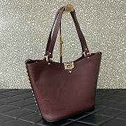 Valentino Garavani Rockstud Wine Bag 26x11x24cm - 4