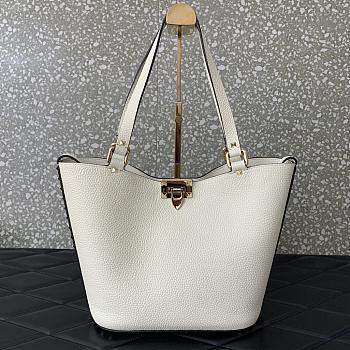 Valentino Garavani Rockstud White Bag 26x11x24cm