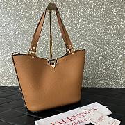 Valentino Garavani Rockstud Brown Bag 26x11x24cm - 5