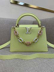 Louis Vuitton LV Capucines MM Bag Green 31x20x11cm - 1