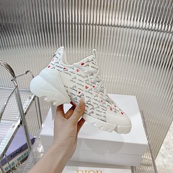 Dior D-Connect Dioramour Sneaker White Technical