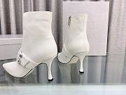 Jimmy Choo Magik 90mm Heeled White Boots - 6