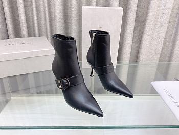 Jimmy Choo Magik 90mm Heeled Black Boots