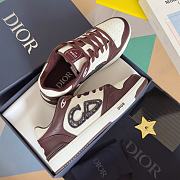 Dior B57 Low-Top Sneaker Burgundy - 4