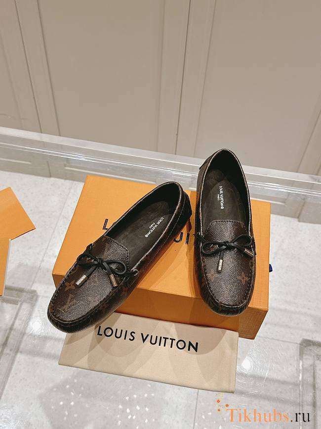 Louis Vuitton LV Gloria Brown Loafers - 1