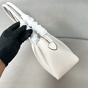 Prada White Medium Leather Shoulder Bag 28x18x11cm - 5