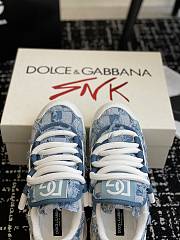 D&G Blue Denim Sneaker - 4