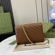 Gucci Marmont Woc Bag Brown 20cm - 2