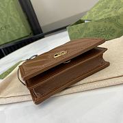 Gucci Marmont Wallet Brown 11x8.5cm - 4