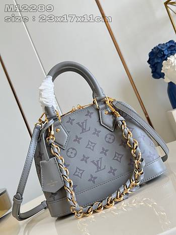 Louis Vuitton LV Alma BB Bag Grey 23.5 x 17.5 x 11.5 cm