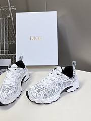 Dior Vibe Sneaker White Mesh Oblique Motif - 4