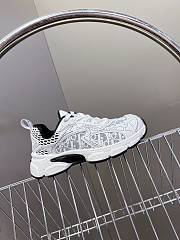 Dior Vibe Sneaker White Mesh Oblique Motif - 3