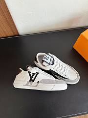 Louis Vuitton LV Charlie Trainers White Cacoa Brown Black - 1