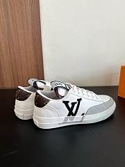 Louis Vuitton LV Charlie Trainers White Cacoa Brown Black - 3