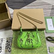 Gucci Jackie Notte Python Mini Bag Green 19.5x18x3.5cm - 1