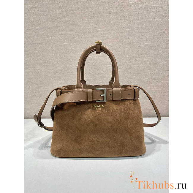 Prada Women's Brown Handbag 32x23x11cm - 1