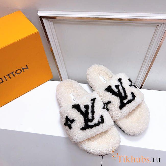 Louis Vuitton LV Paseo Flat Comfort Mules White - 1