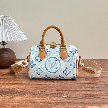 Louis Vuitton LV Speedy Bandoulière Blue 20 Blue 20.5 x 13.5 x 12 cm