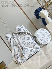 Louis Vuitton LV Bella Mahina White Blue 19 x 22 x 14 cm - 2