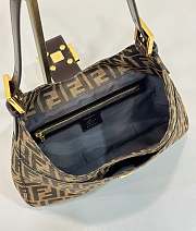 Fendi Zucca V-Shaped Mamma Bucket Shoulder Bag 29×4×24cm - 3