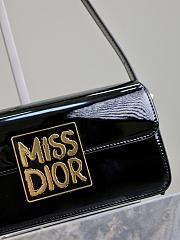 Dior Miss Flap Bag Rope Black Patent Calfskin 22 x 11 x 6 cm - 5