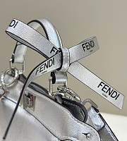 Fendi By Marc Jacobs Peekaboo Silver Bag 20x11x15cm - 3