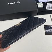 Chanel Wallet Caviar Gold Black 20cm - 3