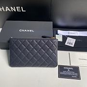 Chanel Wallet Caviar Gold Black 20cm - 2