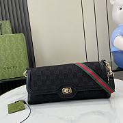 Gucci Luce Small Shoulder Bag Black 27.5x12.5x6.5cm - 1