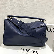 Loewe Puzzle Bag Navy Blue 36cm - 1