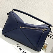 Loewe Puzzle Bag Navy Blue 36cm - 5