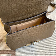 Moynat Rejane PM Brown Silver 26cm - 4