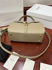 Celine Small 16 Bag Calfskin Beige 23x19x10.5cm - 3