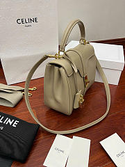 Celine Small 16 Bag Calfskin Beige 23x19x10.5cm - 2