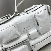 Balenciaga Superbusy Large Sling Bag White Lambskin 41x28x18cm - 2