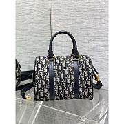 Dior Groove 25 Bag Blue Oblique Jacquard 25 x 19 x 16 cm - 1