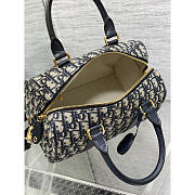 Dior Groove 25 Bag Blue Oblique Jacquard 25 x 19 x 16 cm - 5