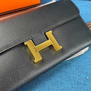 Hermes Constance Milkshake Black Gold Buckle 22x11cm - 2