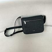 Dior Messenger Bag Flap Black Gravity 21 x 18 x 6 cm - 1