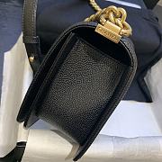 Chanel Leboy Calfskin Bag in Black 67086 Gold - 6