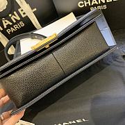 Chanel Leboy Calfskin Bag in Black 67086 Gold - 2