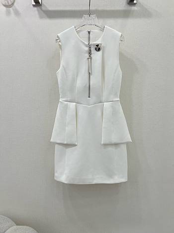 Louis Vuitton LV Tailored Peplum Dress