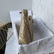 Chanel Hobo Bag Gold 28x25x8cm - 4