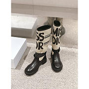 Dior D-Major Boot Warm Taupe Black Miss Dior - 1