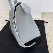 Celine Nano Belt Bag Grained Calfskin Light Grey 20x20x10cm - 5