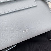 Celine Nano Belt Bag Grained Calfskin Light Grey 20x20x10cm - 2