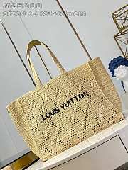 Louis Vuitton LV Summer Shopper Tote MM Natural Beige 44 x 32 x 17 cm - 1