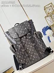 Louis Vuitton LV Backpack Christopher MM Black 38 x 44 x 12.5 cm - 1