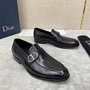 Dior Granville Loafer Polished Calfskin Black - 1